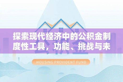 两江新区探索现代经济中的公积金制度性工具，功能、挑战与未来