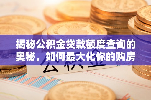两江新区揭秘公积金贷款额度查询的奥秘，如何最大化你的购房资金