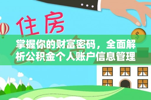 两江新区掌握你的财富密码，全面解析公积金个人账户信息管理与优化