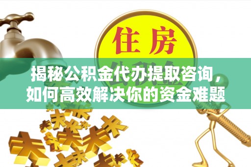 两江新区揭秘公积金代办提取咨询，如何高效解决你的资金难题