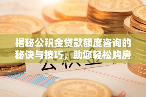 两江新区揭秘公积金贷款额度咨询的秘诀与技巧，助您轻松购房！