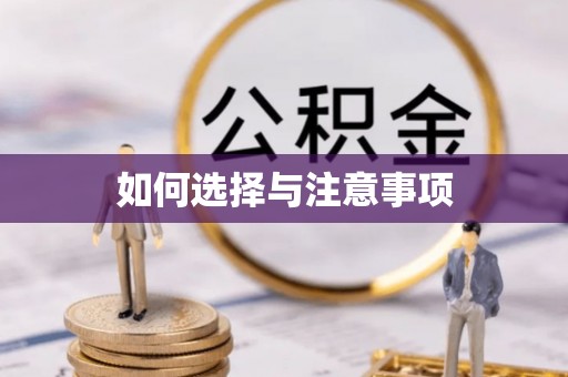 两江新区如何选择与注意事项