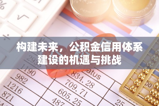 两江新区构建未来，公积金信用体系建设的机遇与挑战