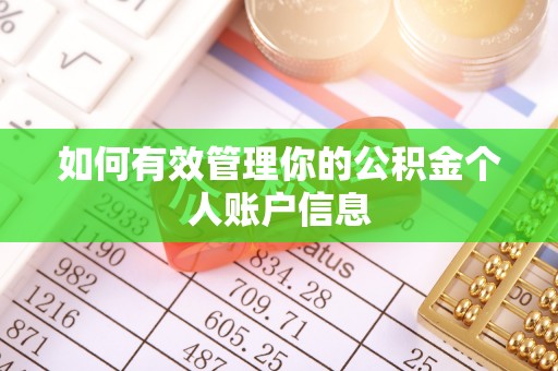 两江新区如何有效管理你的公积金个人账户信息