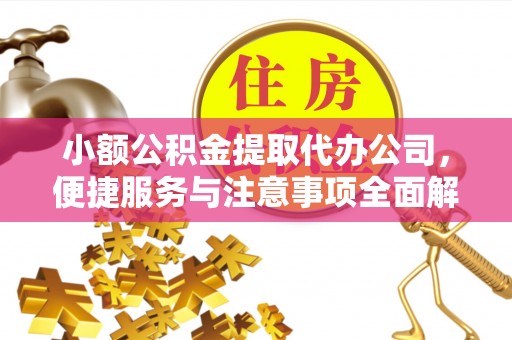 两江新区小额公积金提取代办公司，便捷服务与注意事项全面解析
