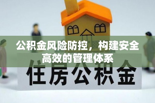 两江新区公积金风险防控，构建安全高效的管理体系