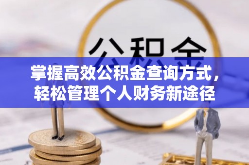 两江新区掌握高效公积金查询方式，轻松管理个人财务新途径