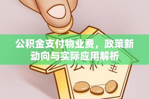 两江新区公积金支付物业费，政策新动向与实际应用解析