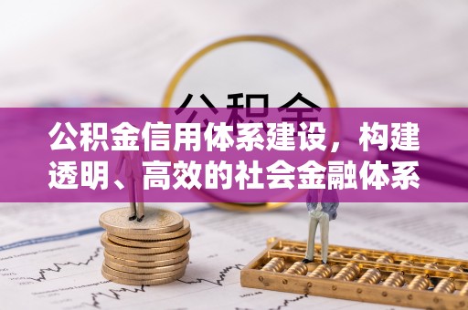 两江新区公积金信用体系建设，构建透明、高效的社会金融体系